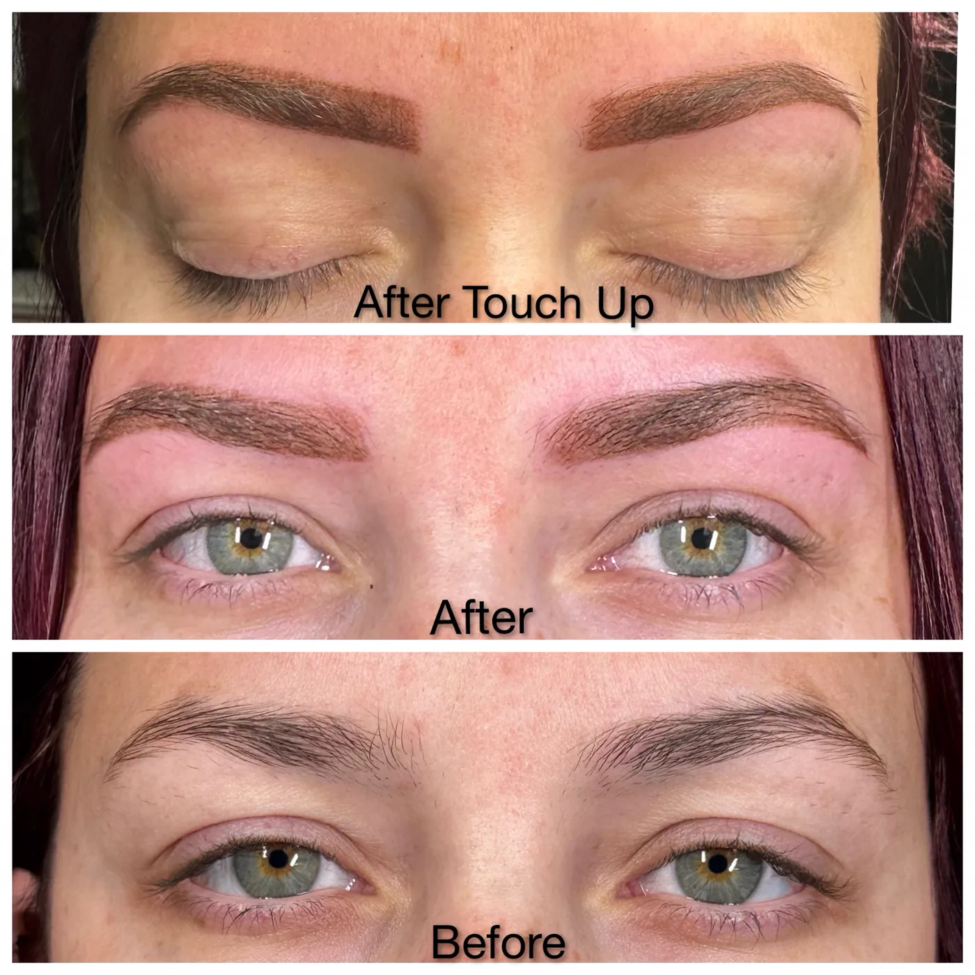 Brows, healed by Lupita Arreola at DeVi Beauty Studio in Colorado Springs