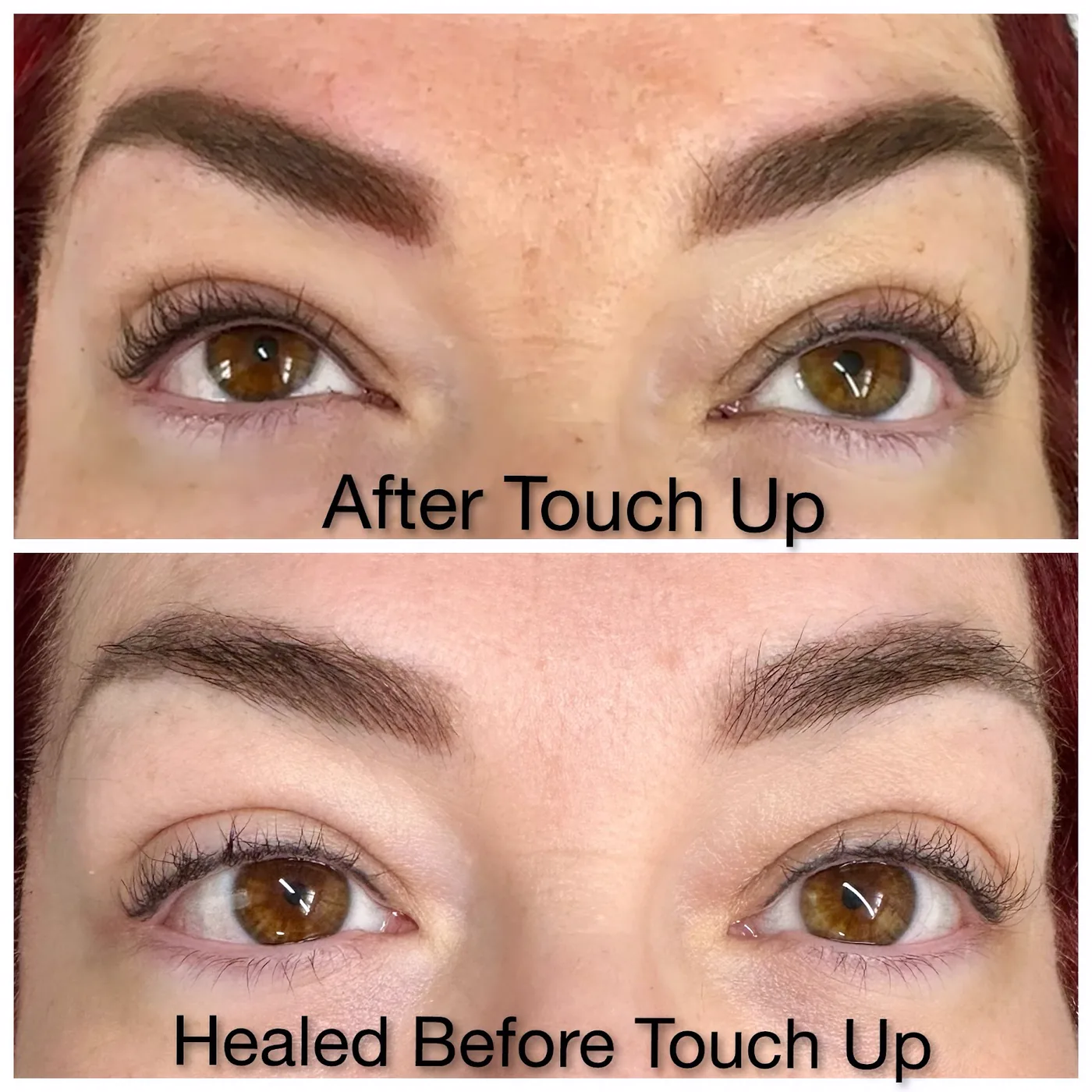 Brows, touched up by Lupita Arreola at DeVi Beauty Studio in Colorado Springs