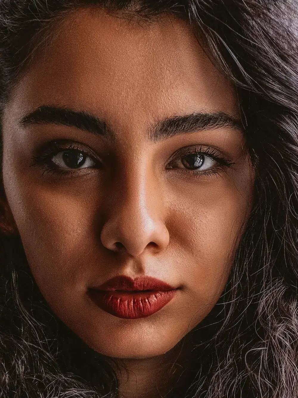 Editorial portrait for brows