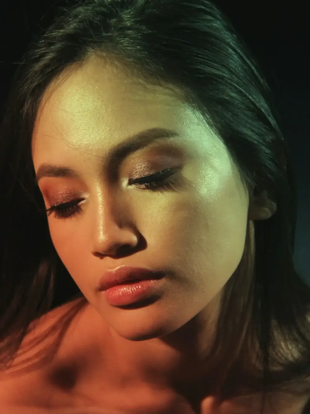 Editorial portrait for lashes